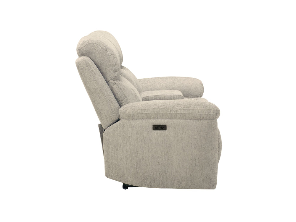Chloe 2 Seater Power Recliner Sofa with Console