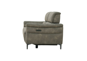 Tech Sofa 2 Seater Telescopic Power Headrest/Recliner