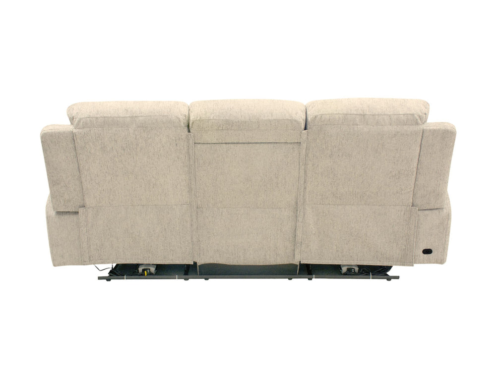 Chloe 3 Seater Power Recliner Sofa with Drop-Down Table