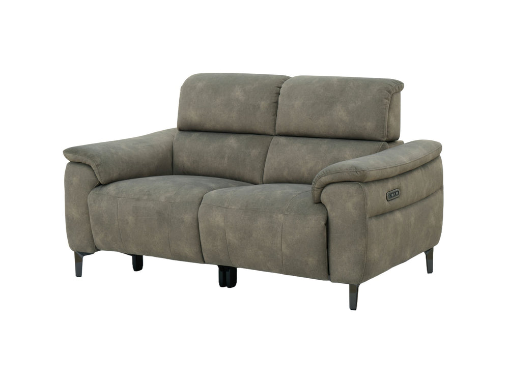 Tech Sofa 2 Seater Telescopic Power Headrest/Recliner