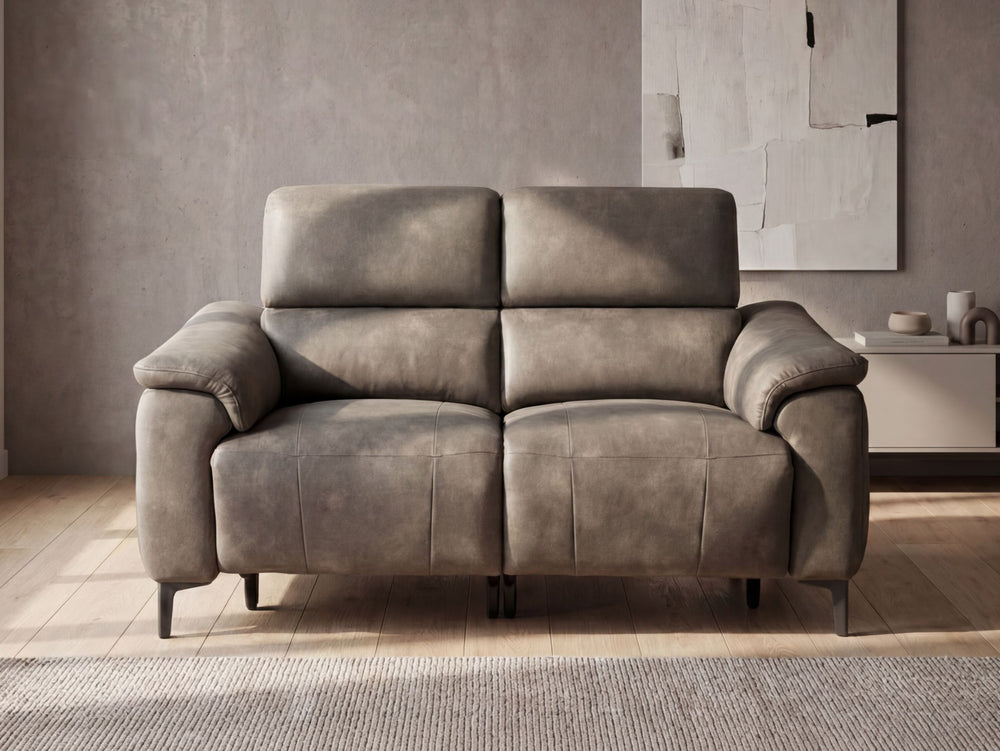 Tech Sofa 2 Seater Telescopic Power Headrest/Recliner