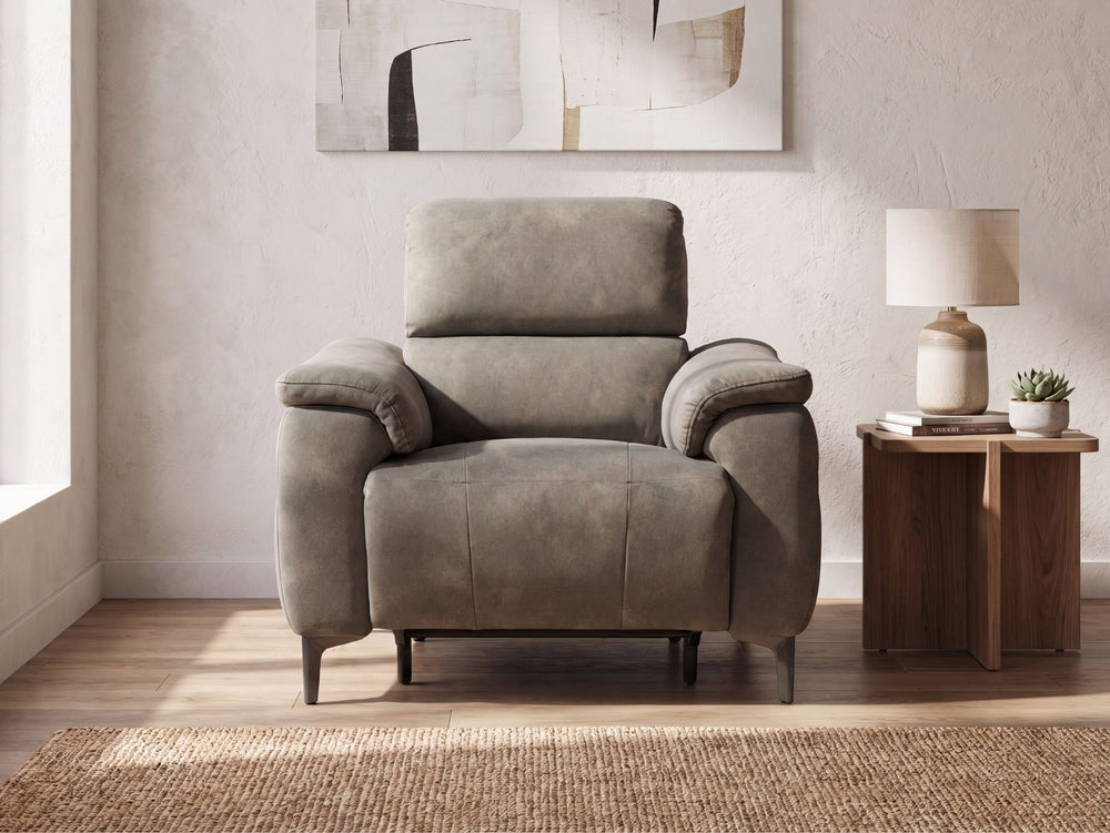 Tech Sofa Armchair Power Headrest/Recliner