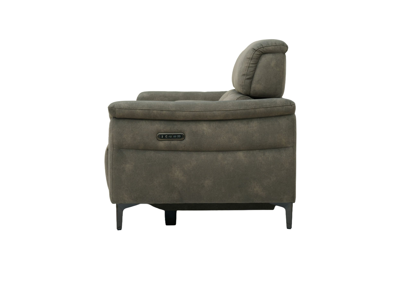 Tech Sofa 3 Seater Power Headrest/Recliner with Console