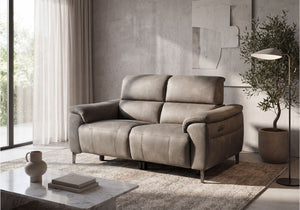 Tech Sofa 2 Seater Telescopic Power Headrest/Recliner