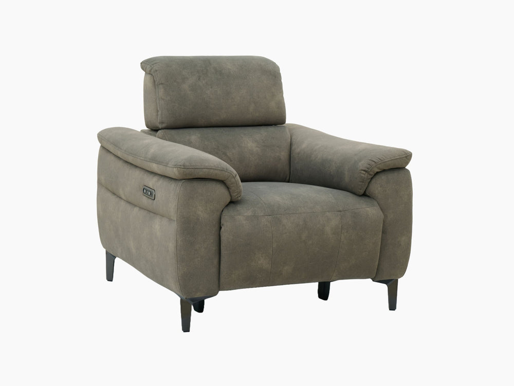 Tech Sofa Armchair Power Headrest/Recliner