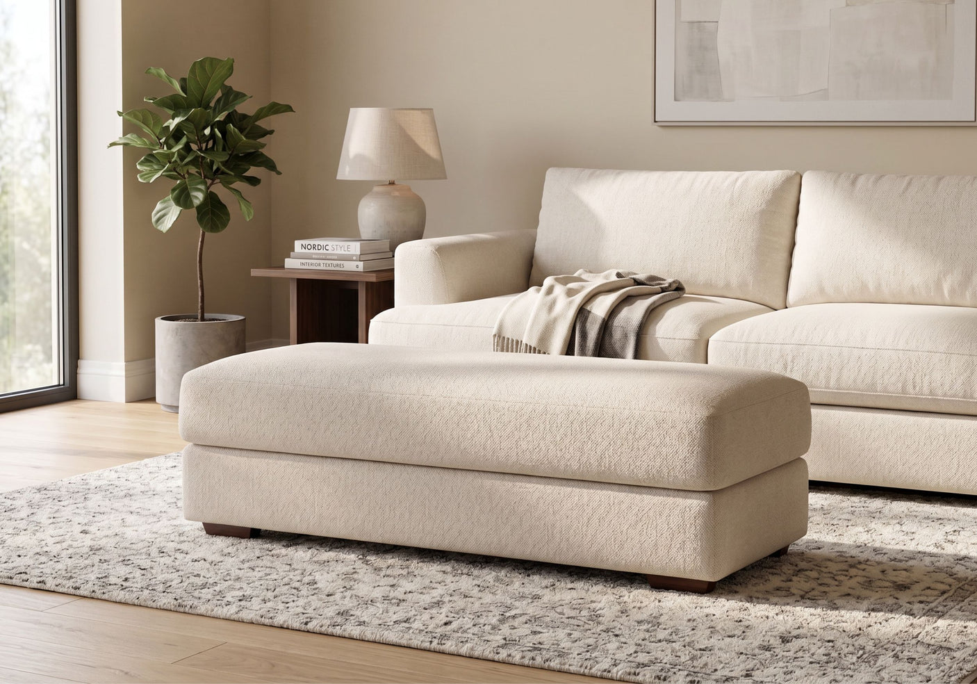 Galloway Large Footstool