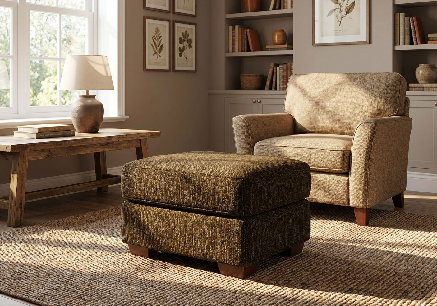 Galloway Small Footstool