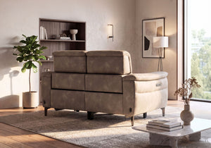Tech Sofa 2 Seater Telescopic Power Headrest/Recliner