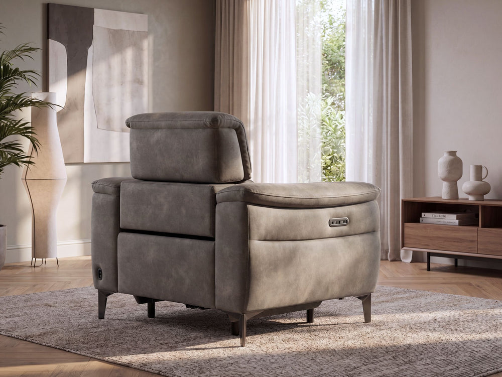 Tech Sofa Armchair Power Headrest/Recliner