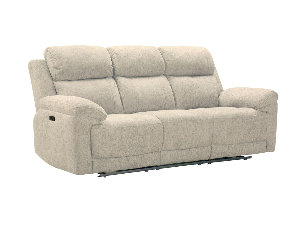 Chloe 3 Seater Power Recliner Sofa with Drop-Down Table