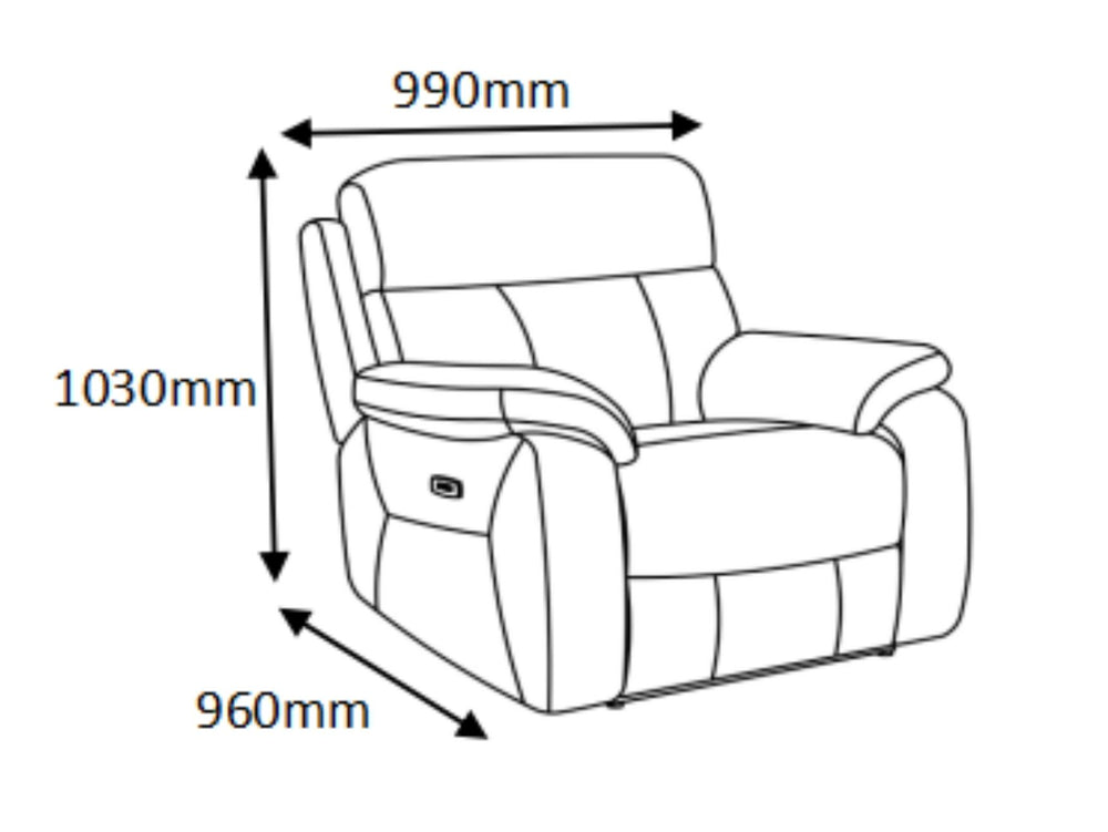 Hunter Chair Power Recliner with Power Headrest