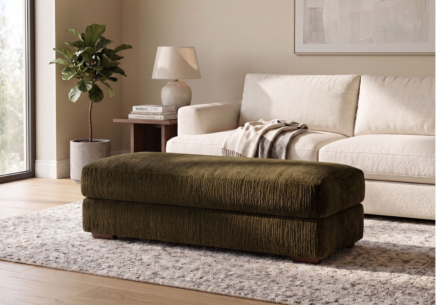 Galloway Large Footstool