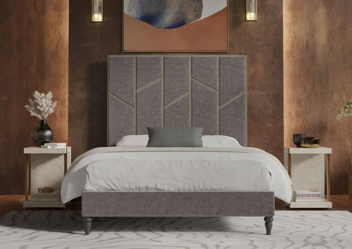 Marcella Bed Frame - Infinity Grey