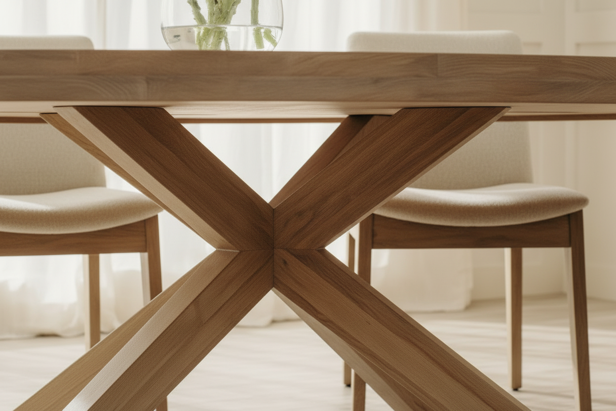 Falcon Dining Table and 4 Falcon Dining Chairs Set