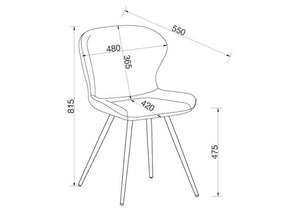 Bistro Dining Chairs (Sold in Pairs)
