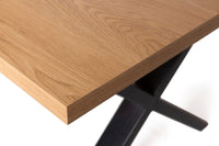 Up close image of the Nancy Dining Table.