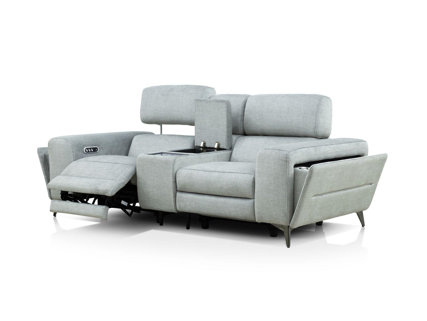 Ricardo 2 Seater Power Recliner with Power Headrest and Console