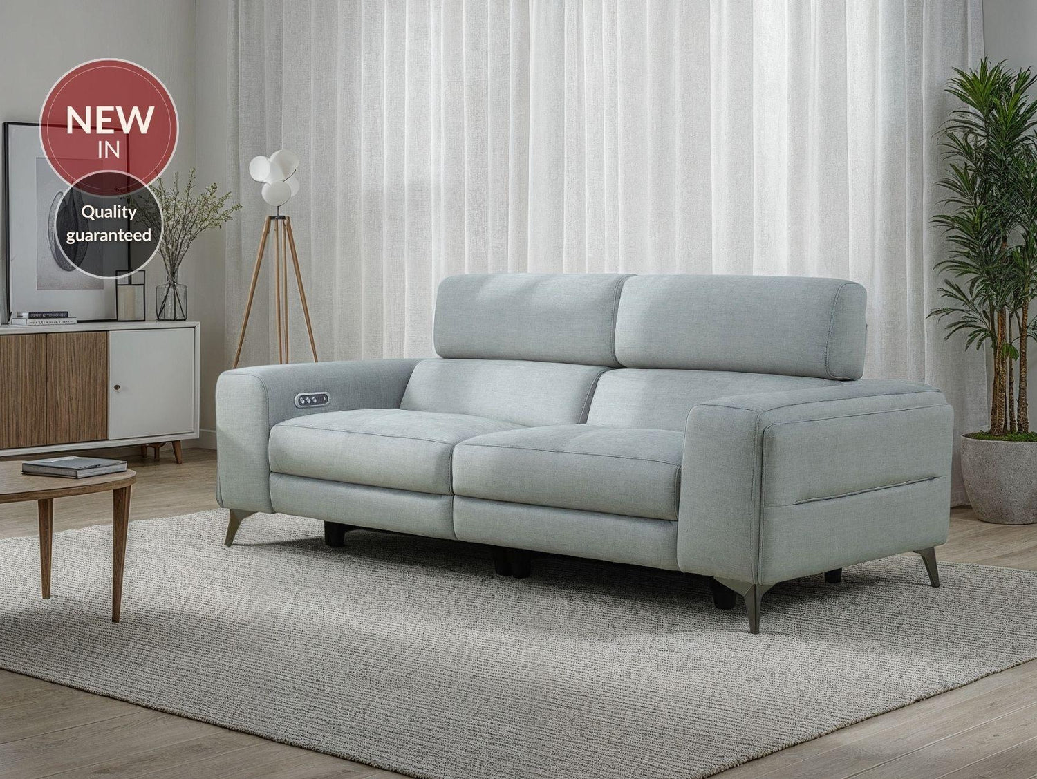 Ricardo 3 Seater Power Recliner with Power Headrest