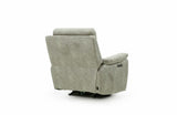 Rome Recliner Chair with USB - Marble Charcoal Grey