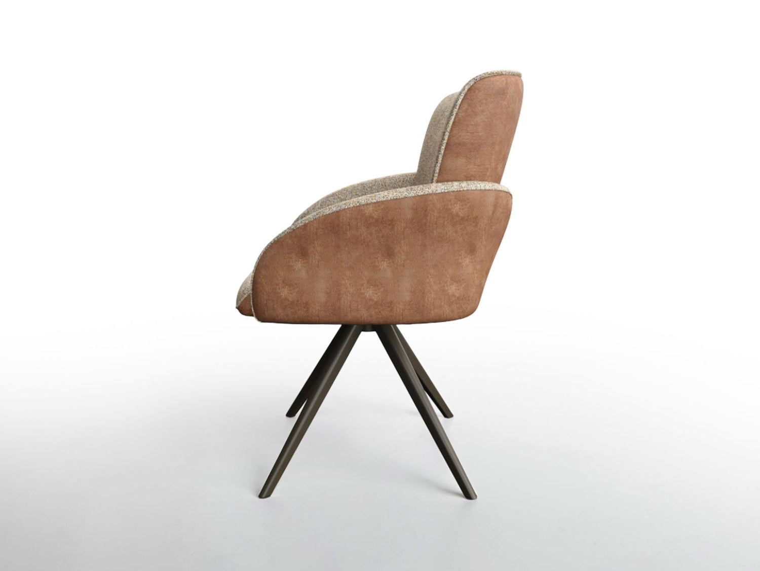 Rosso 360° Auto-Return Swivel Dining Chair