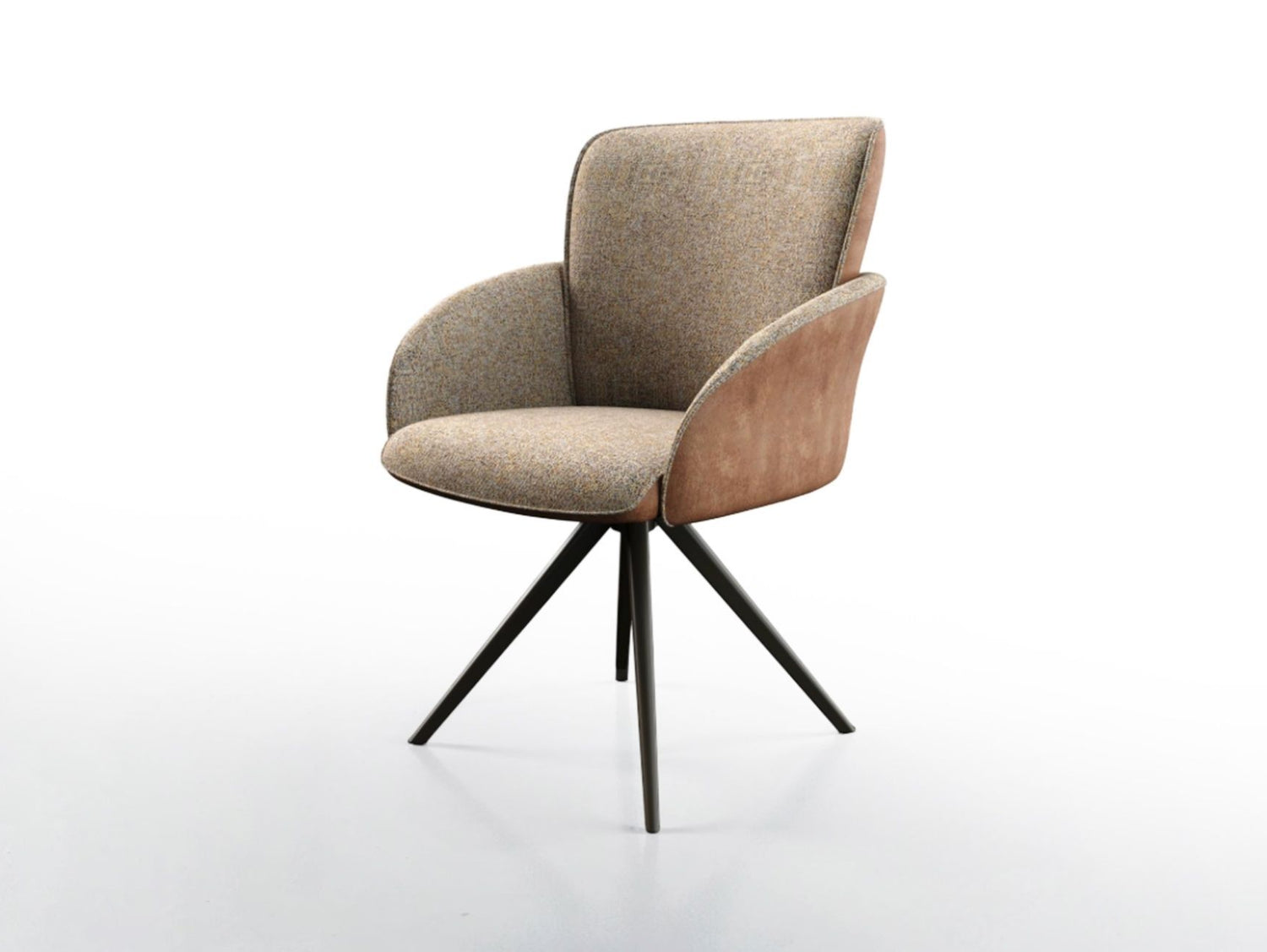 Rosso 360° Auto-Return Swivel Dining Chair