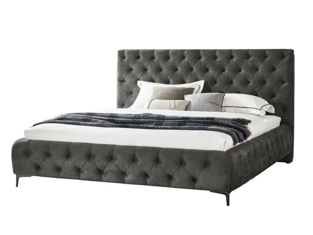 Royal Super King Bed Frame - Dark Green