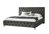 Royal Super King Bed Frame - Dark Green