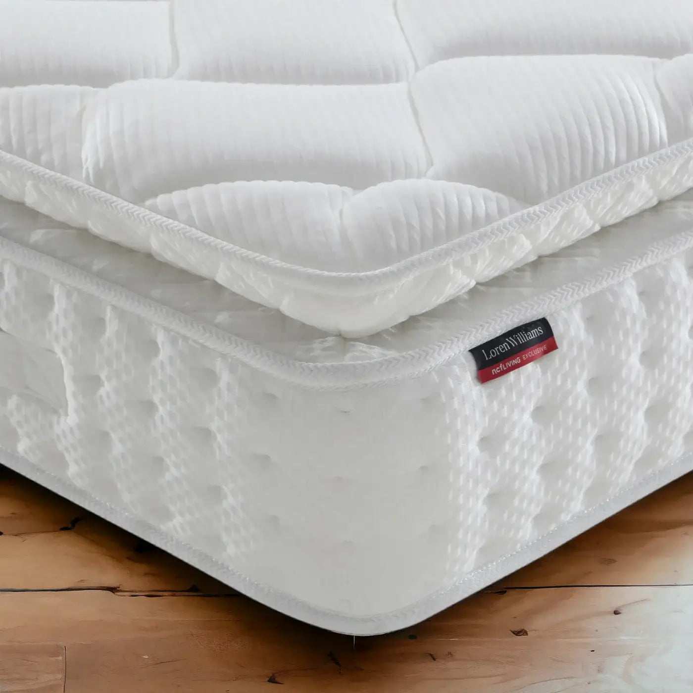 Angled view of the Ruby 1400 Mattress