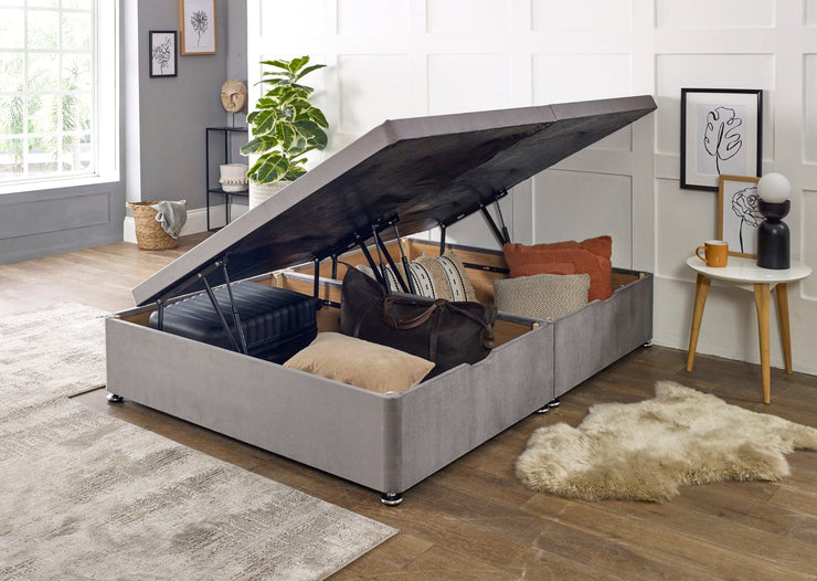 William Night Side Lift Ottoman Storage Divan Bed Base