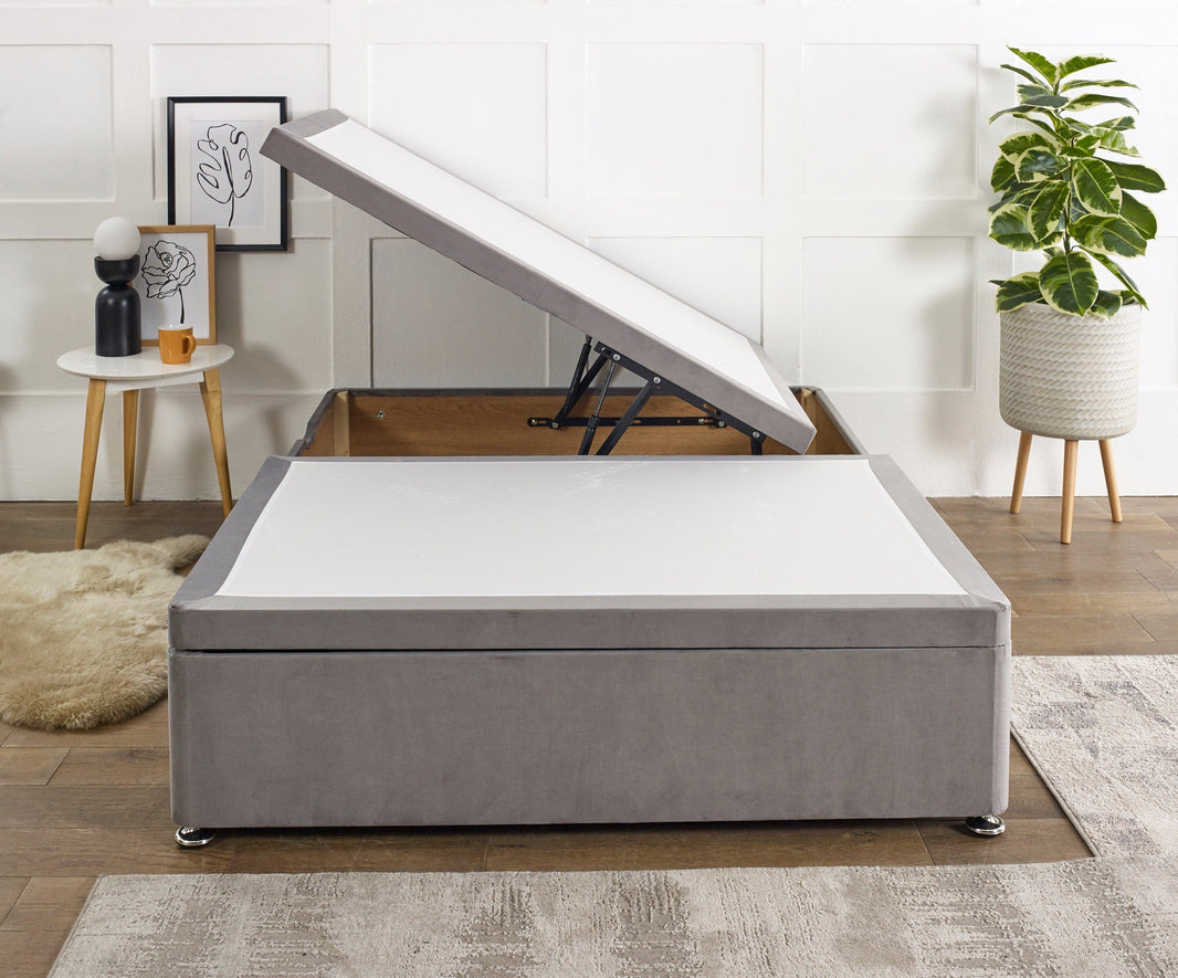 William Night Side Lift Ottoman Storage Divan Bed Base