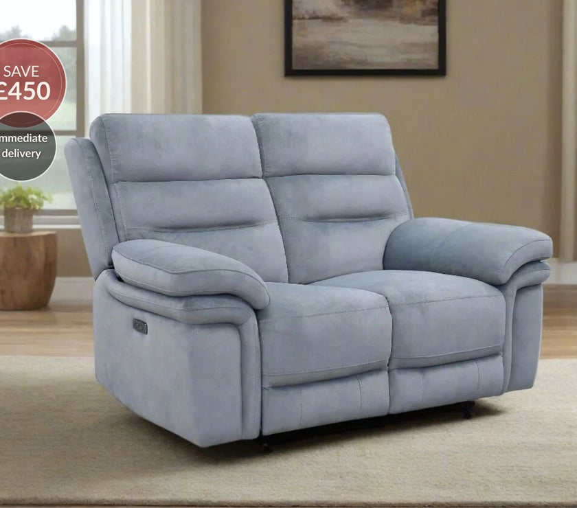 Brisbane 2 Seater Power Recliner with Power Headrests
