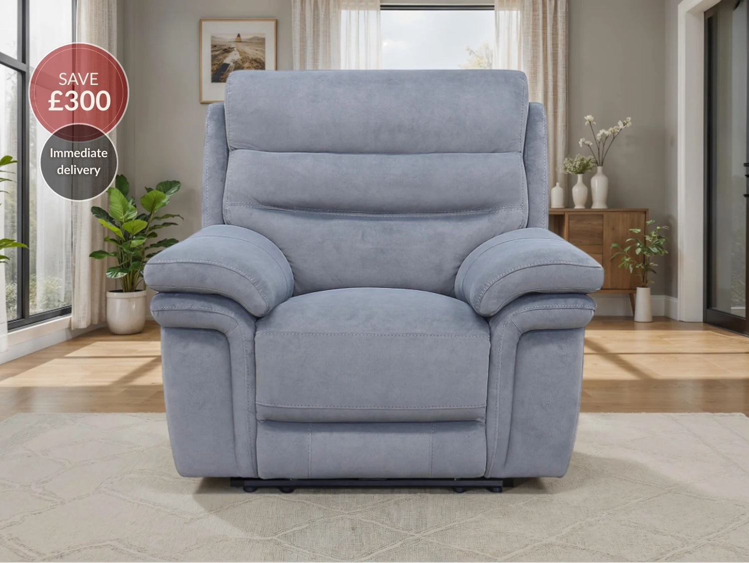 Brisbane Chair Power Recliner with Power Headrests