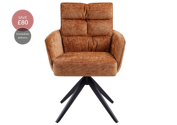 Paloma 360° Auto-Return Swivel Dining Chair