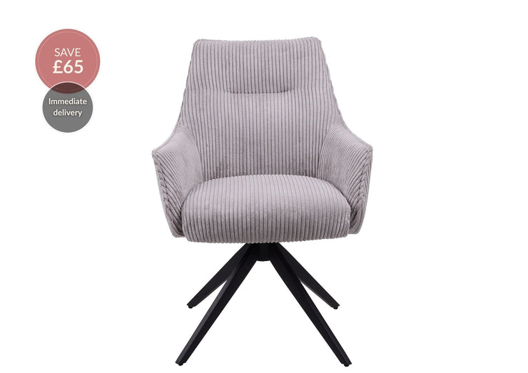Bianca 360° Auto-Return Swivel Dining Chair