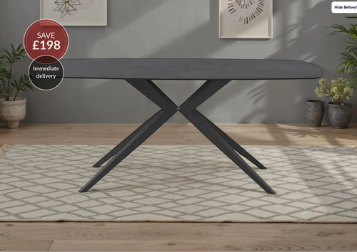 Lago Rectangle Ceramic Dining Table
