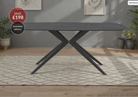 Lago Rectangle Ceramic Dining Table