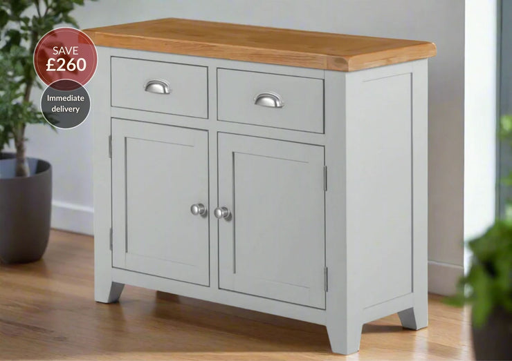 Wexford American Oak Sideboard with 2 Doors and 2 Drawers