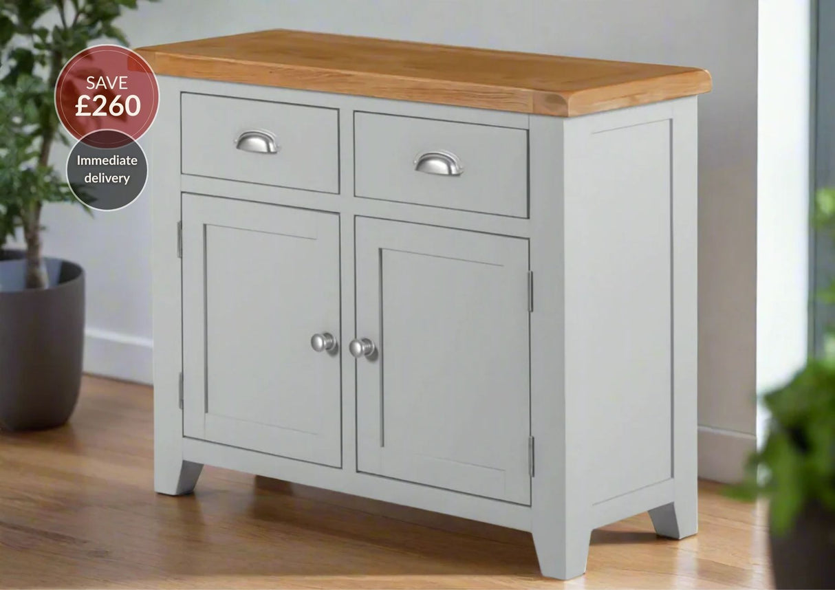 Wexford American Oak Sideboard with 2 Doors and 2 Drawers