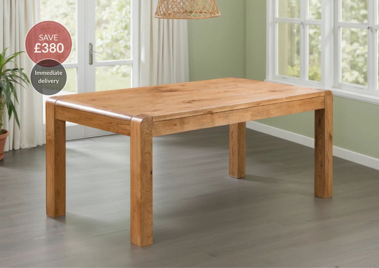 Milan Oak Dining Table 180x90cm