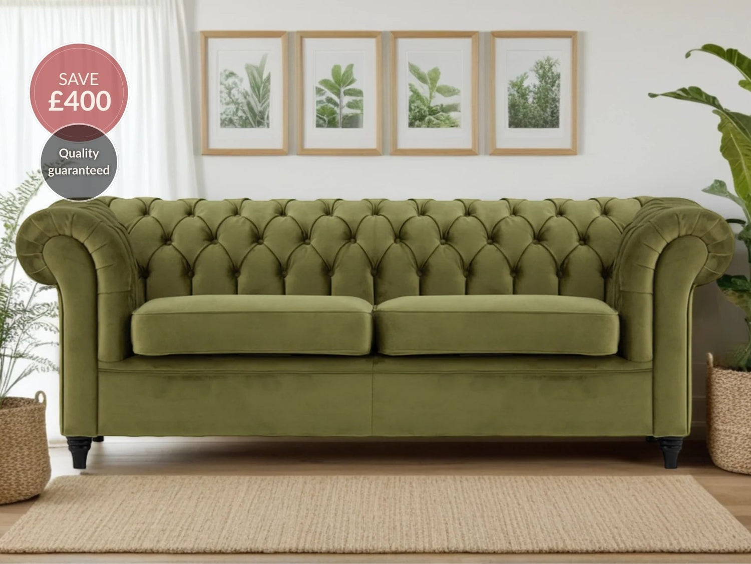 Cornwall 3 Seater Sofa