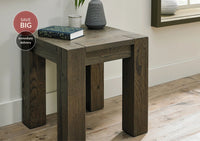 Landon Fumed Oak Lamp Table