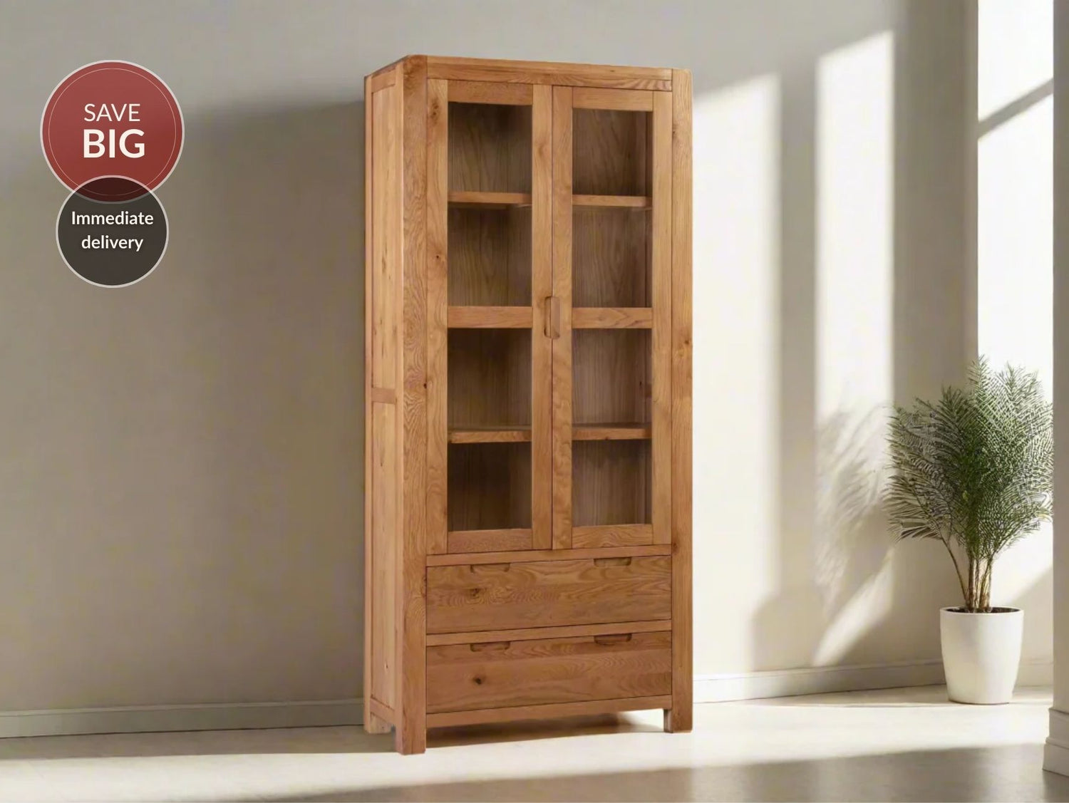 Milan Large Display Cabinet