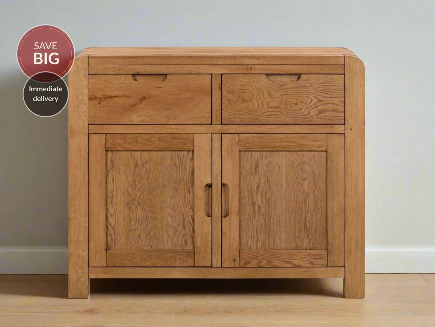 Milan Oak Sideboard with 2 Doors