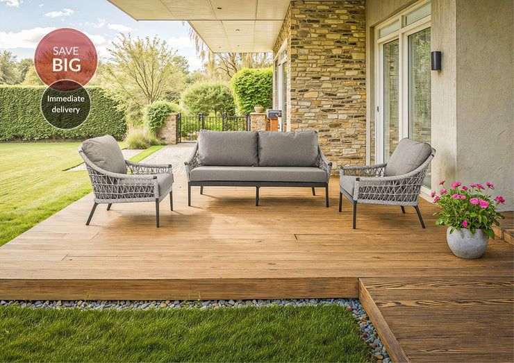 Marra Garden 3 Seater and 2 x Chair Sofa Set
