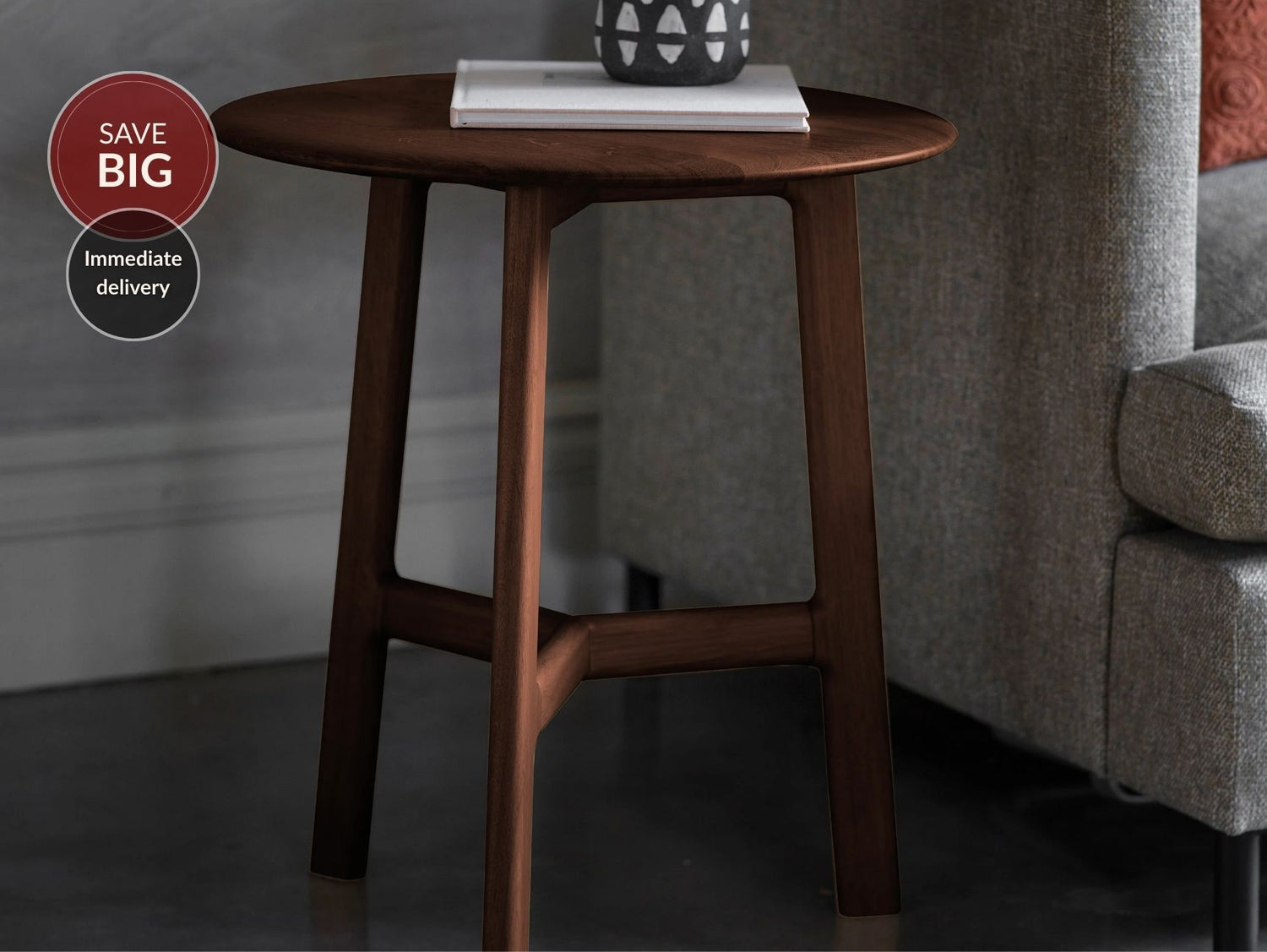 Madeira Round Lamp Table