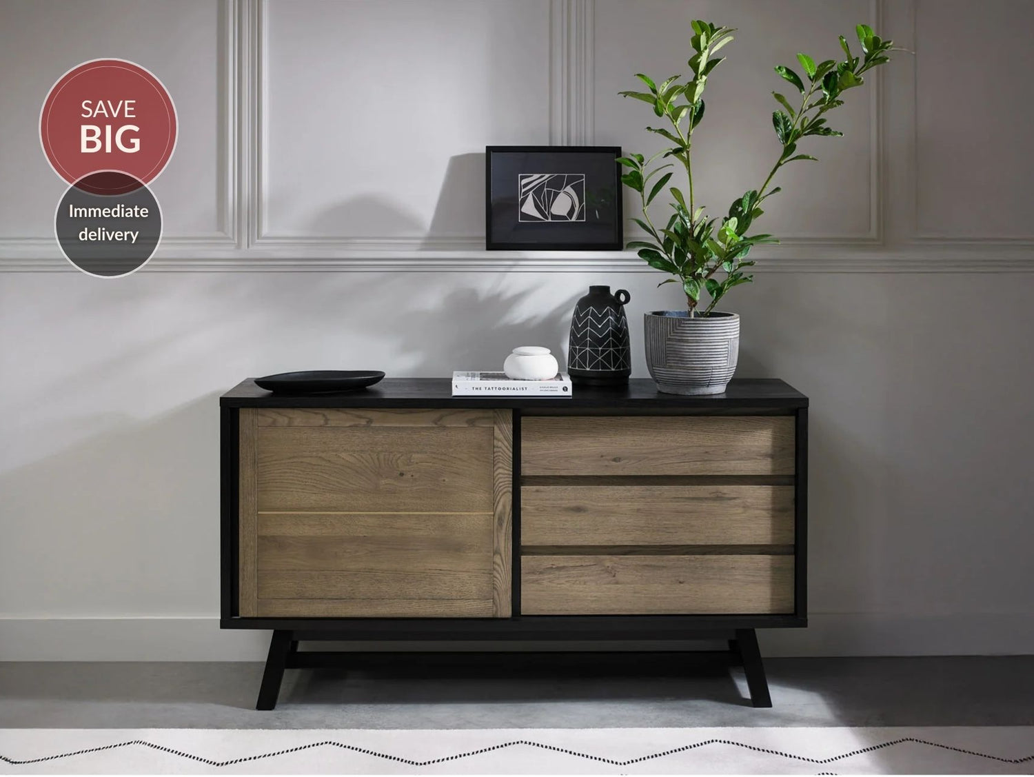 Candice Oak Sideboard