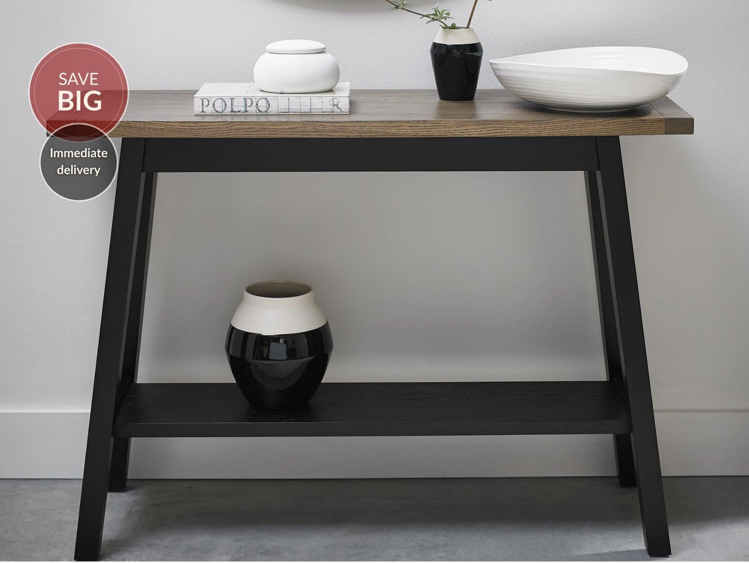 Candice Console Table with Shelf