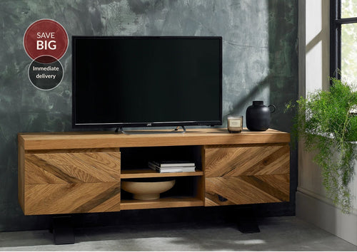 Elliot Rustic Oak Entertainment Unit