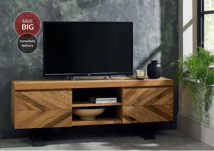 Elliot Rustic Oak Entertainment Unit
