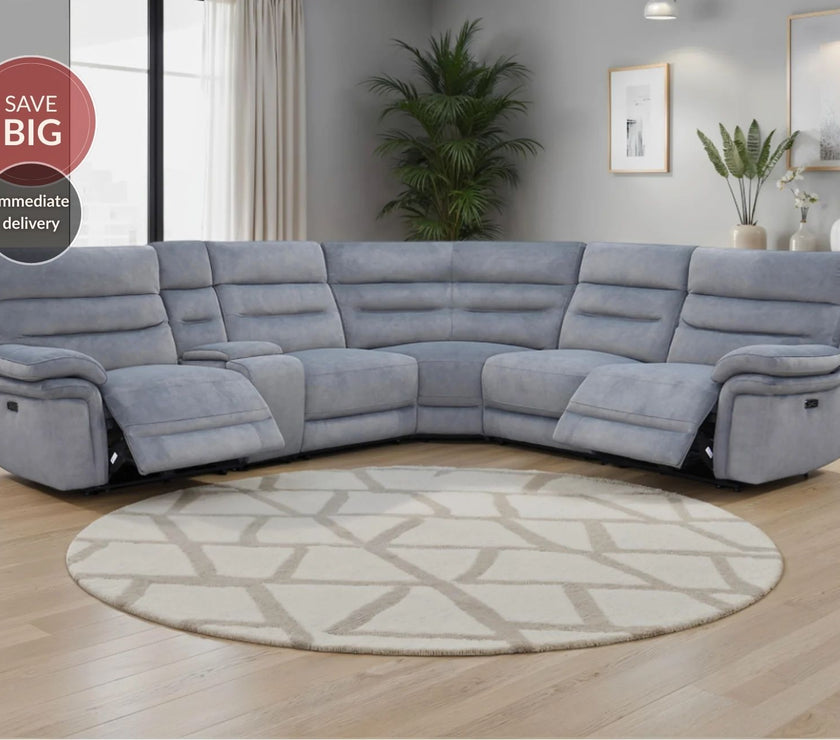 Brisbane 2 Corner 2 with Console Power Recliner and Power Headrests
